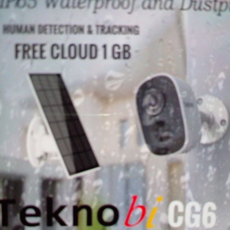 ip camera cctv solar portable baterai teknobi cg6 waterproof wireless