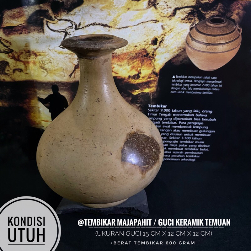 Tembikar Temuan C20 atau Guci Temuan Era Majapahit atau Terakota Keramik
