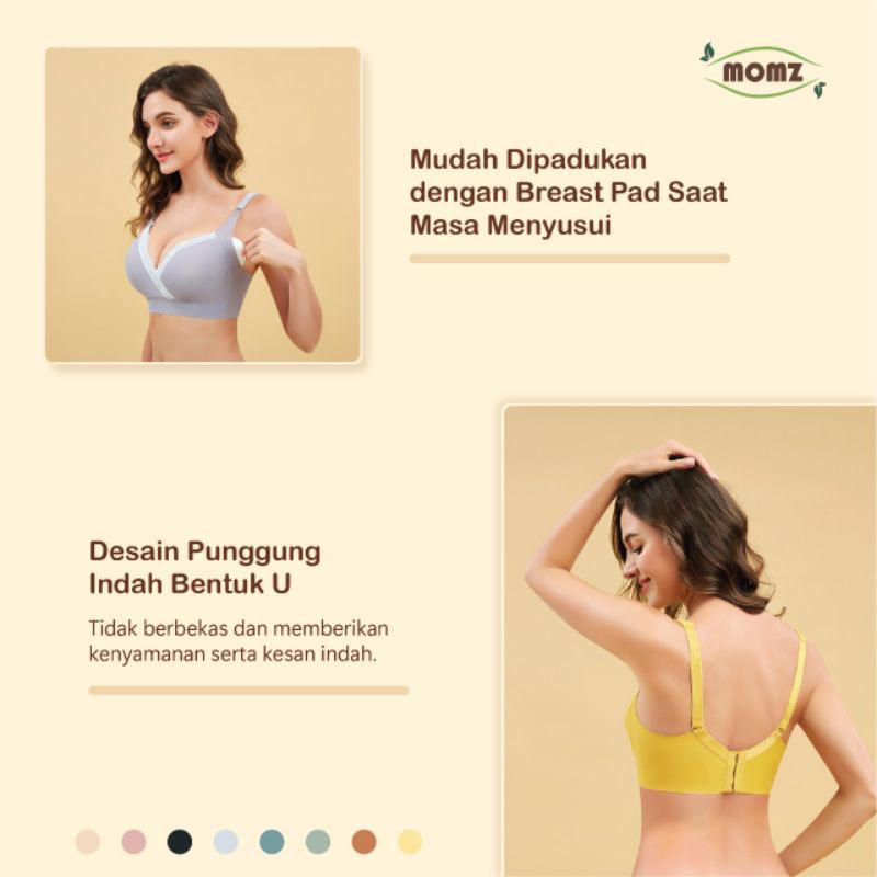 Bh Menyusui Seamless Bra Nursing Busa Tanpa Kawat - Modal Maternity Seamless Nursing Bra