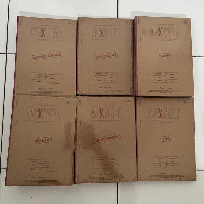 STRAY KIDS MAXIDENT ALBUM CASE VER