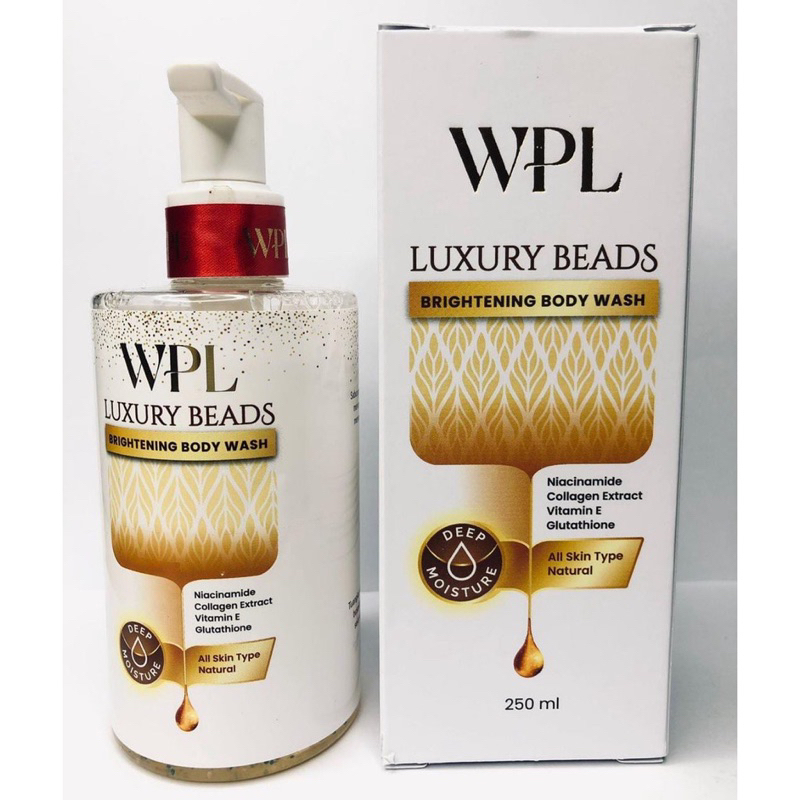 WPL Luxury Beads  Brightening Body Wash With Niacinamde, Vit E &amp;Collagen Extract