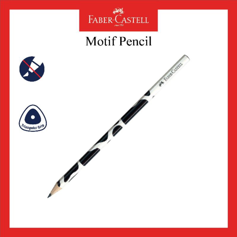 

Faber Castell Pencil Motif Cow 2B / Pensil Motif Sapi 2B