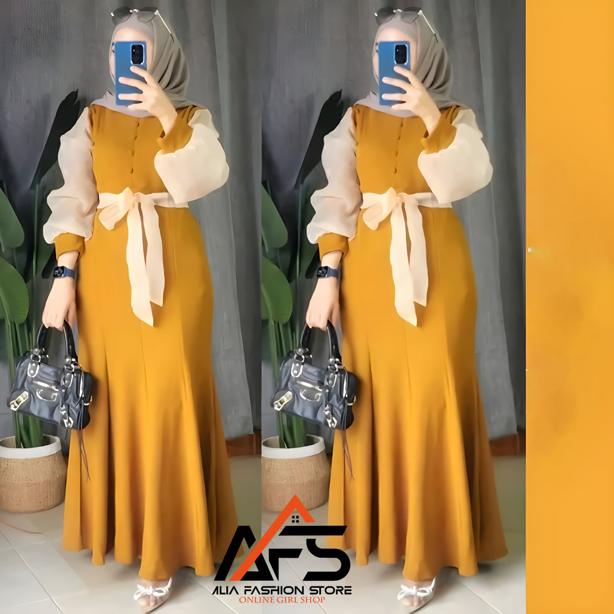 DEA GAMIS DUYUNG PREMIUM CRINKLE MIX ORGANZA / DEA DREES DUYUNG VIRAL / DRESS WANITA OOTD TERBARU