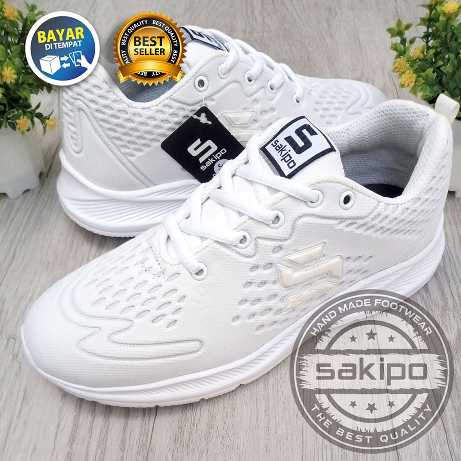 PROMO 6.6 !! SEPATU SEKOLAH KESEHATAN DAN PERAWAT / SEPATU OLAHRAGA OUTDOOR PRIA WANITA / SEPATU LARI JOGGING / SEPATU SENAM FITNES DAN GYM PUTIH / SEPATU GERAK JALAN 17 AGUSTUS KEMERDEKAAN / SEPATU SEKOLAH KESEHATAN / SAKIPO