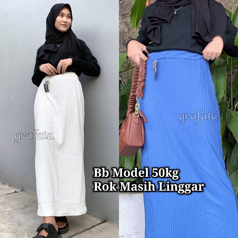 Rok Span Knit Maxiline Import Tebal Melar Tidak Nerawang Ukuran Jumbo Bb Maksimal 80kg | Span Knitted Big Size XL Xxl | Maxi Skirt Knits | Rok Span Rajut Panjang Knite Terbaru 2023 | Span Rajut Jumbo Premium / Grefata