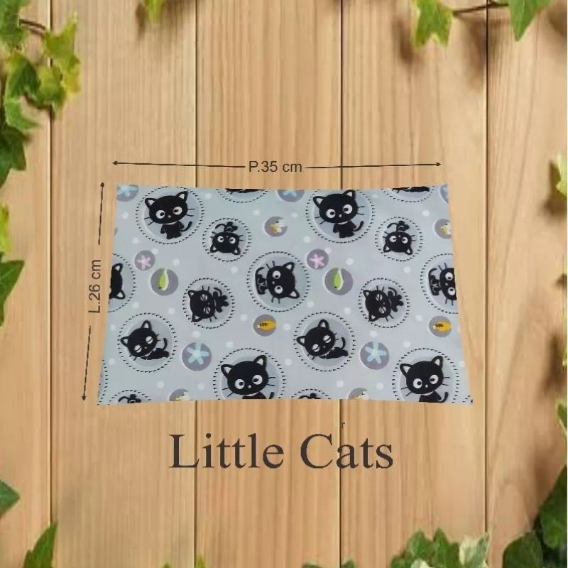 Bantal Bayi Anti Peyang Kulit Kacang Hijau (little cats)