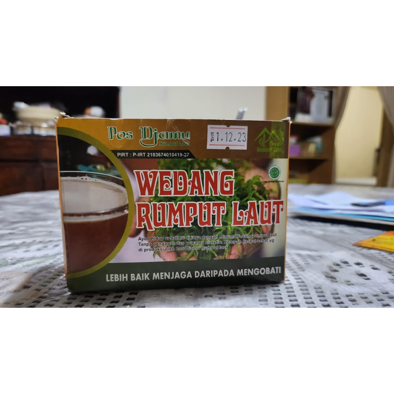 

Jamu wedang rumput laut