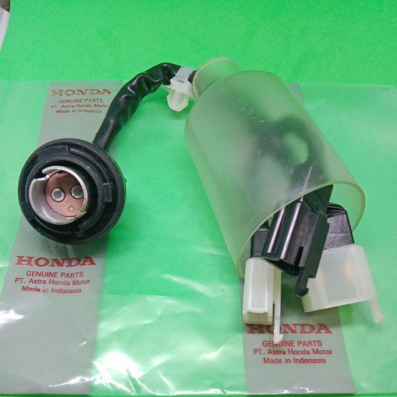 Soket soket fitting lampu belakang stoplamp honda scoopy new led