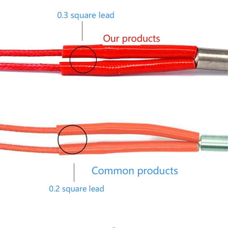 【220V 350W】Tabung Element Heater Pemanas Kepadatan Tinggi/Cartridge Heater