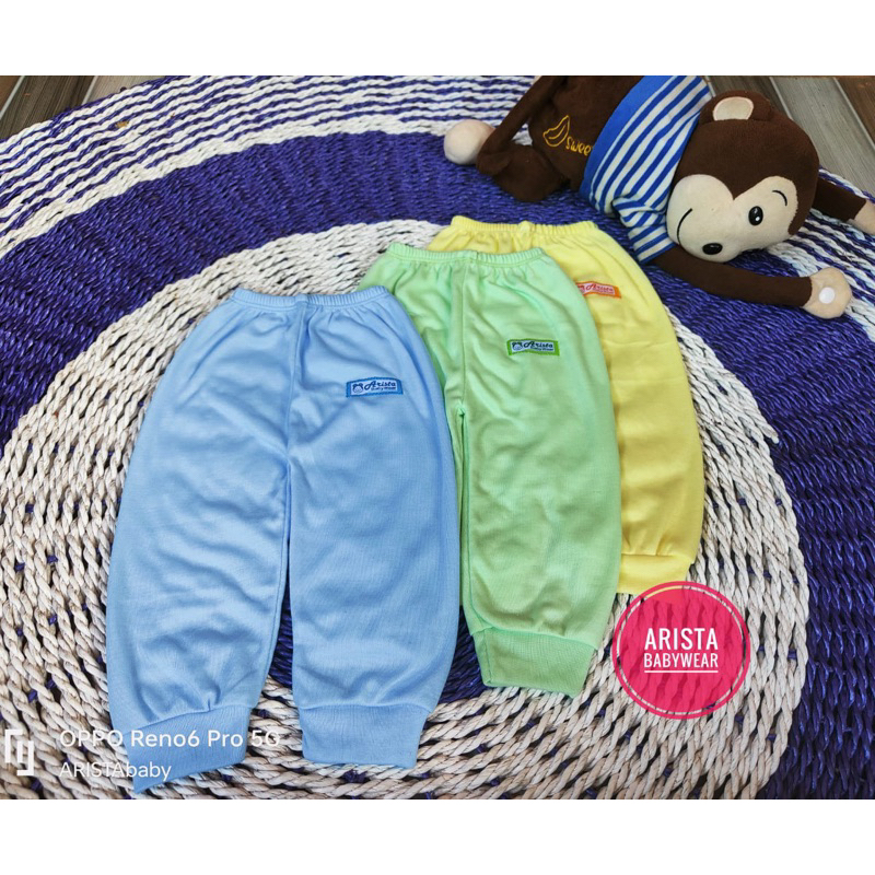 ARISTA BABY - 3pcs celana panjang bayi polos size S,M,L,XL