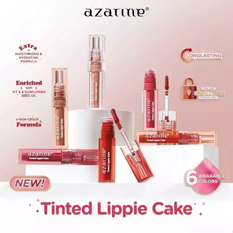 Azarine X Red Velvet Tinted Lippie Cake Lip Tint BPOM