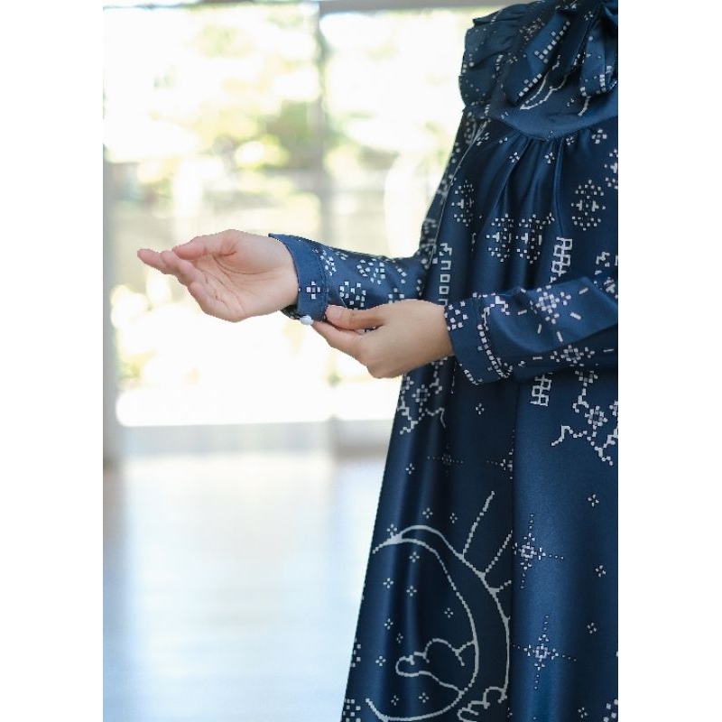 Baju Muslim Gamis Camilla Motif Silk