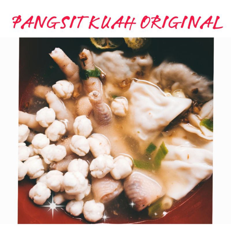 

PANGSIT KUAH||CHILIOIL,FULLDAGINGAYAM INTSANKUY