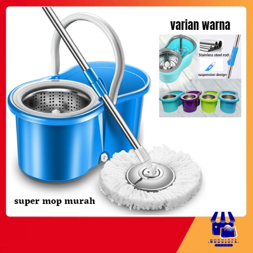 Alat Pel Lantai Super Praktis Spin Mop Super - Alat Pel Lantai Ultra Pel putar serbaguna spin mop