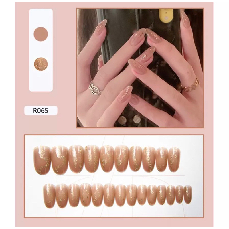 (R065) Kuku Palsu / Fake Nails Free Lem Cair