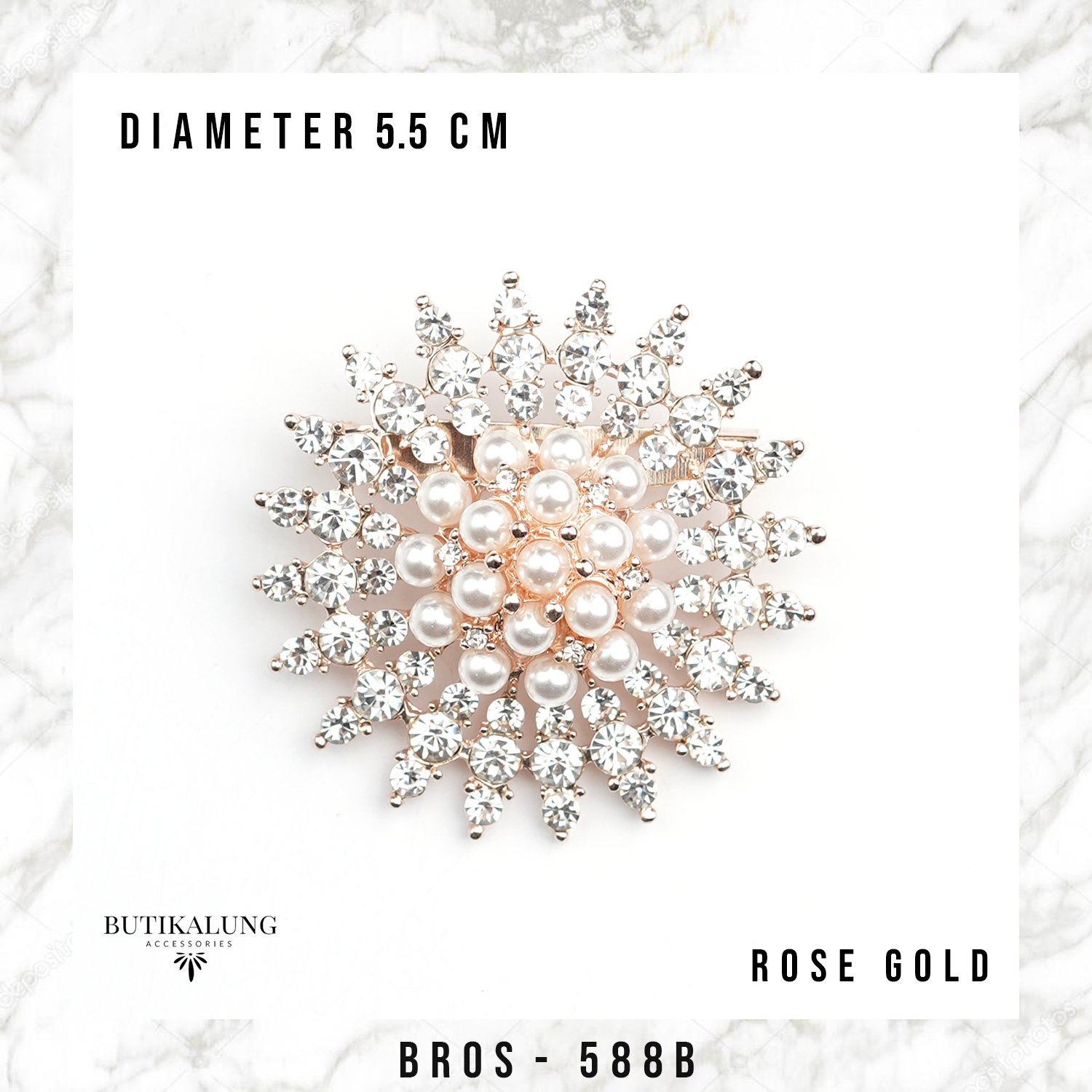 Bros Jilbab Peniti Hijab Aksesoris Muslim 230 588 612 635 713 742 777