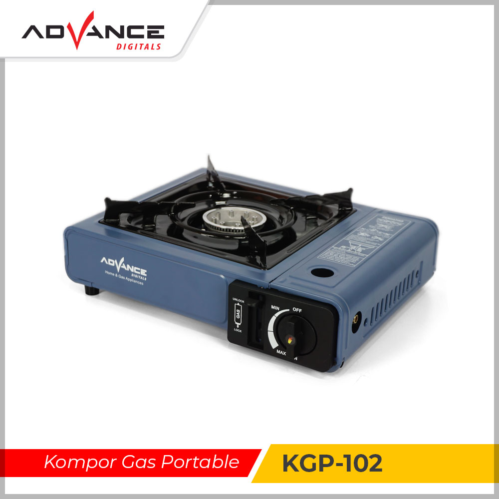 Kompor Gas Portable Advance 1 Tungku KGP-102 Bergaransi Resmi 1 Tahun