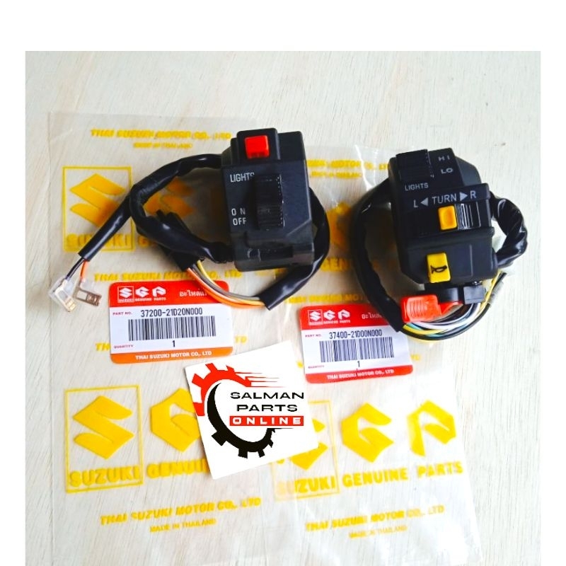 Saklar Holder Set 2pcs Kanan Kiri Suzuki Satria 2 Tak Ru Lumba Lscm Hiu Original Thailand