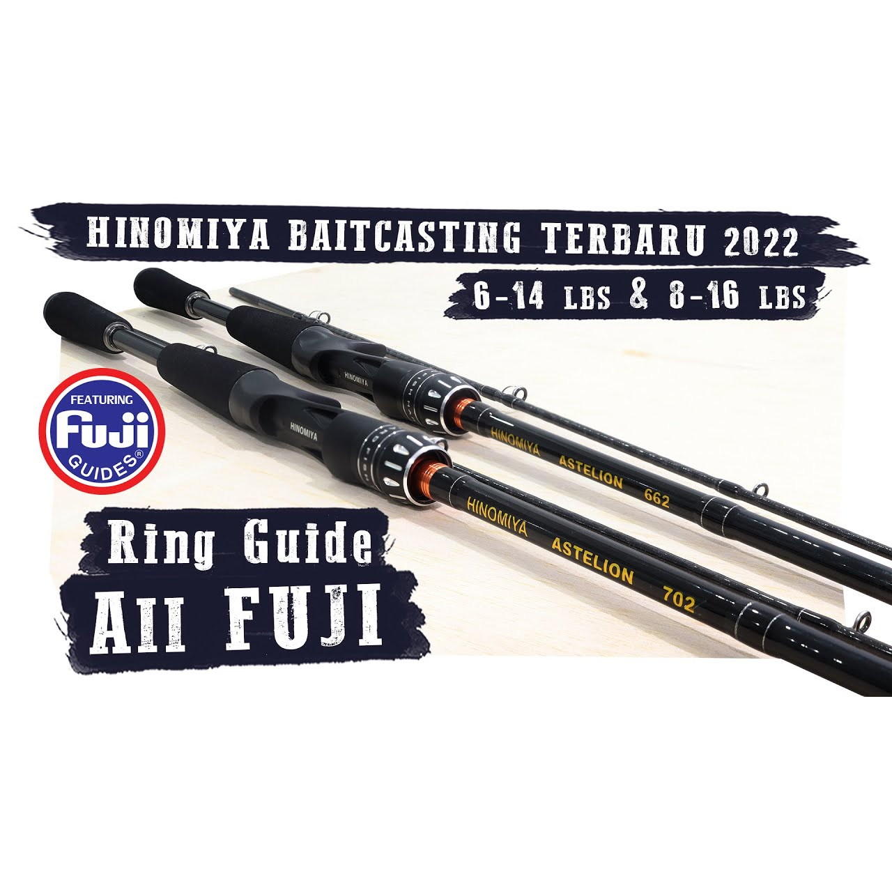 Joran BC Hinomiya Astelion 198 CM / 210 CM Bait Casting Rod
