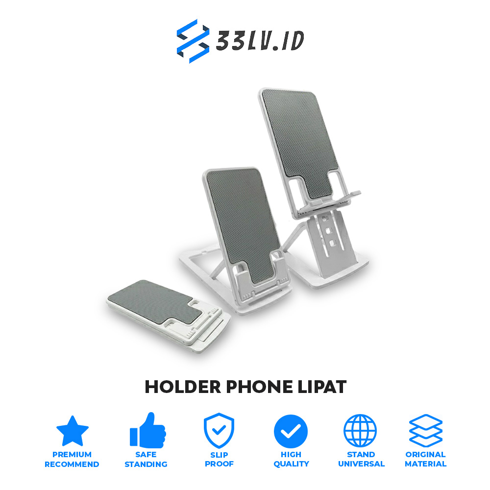 【33LV.ID】HOLDER HD-03 PHONE STAND HOLDER STAND HP LIPAT STAND HANDPHONE DUDUK UNIVERSAL