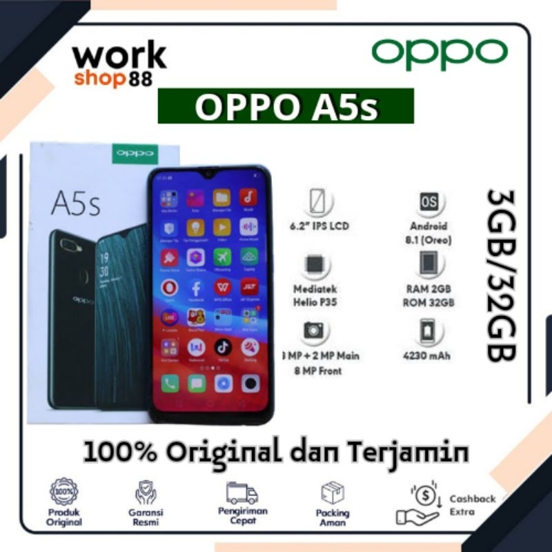 Second OPPO A5S(3GB/32GB)✓