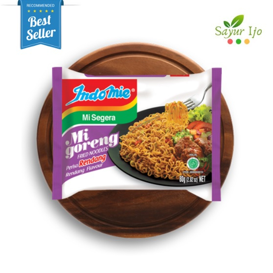 

Indomie Goreng Rendang 91 Gram x 5 Bungkus Mi Instant Noodle Original