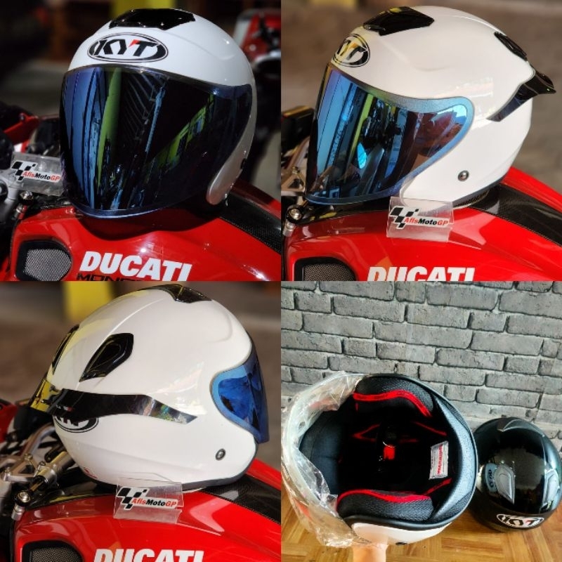 [COD] Helm KYT KYOTO merk dyr osaka sudah SNI FREE GRATIS stiker kyt /shoei