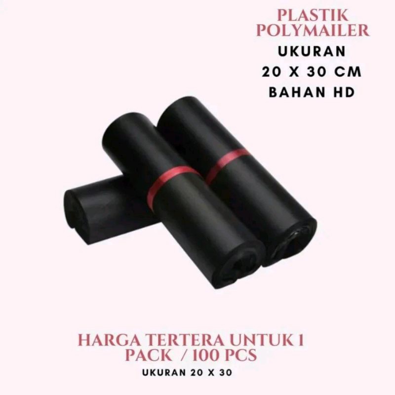 

plastik polymailer isi 100 hitam