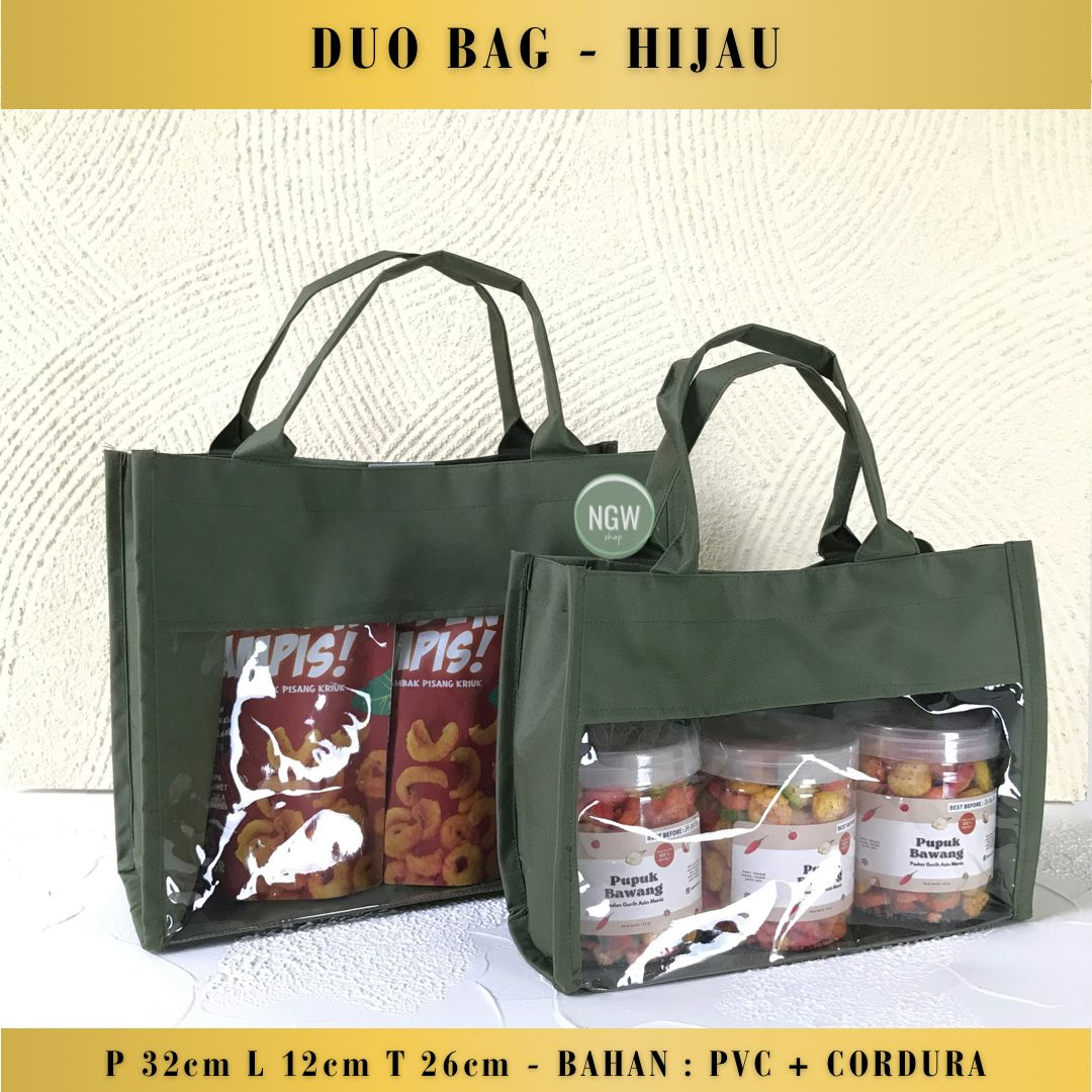 Tas hampers DUO bag pvc cordura waterproof goodie bag event