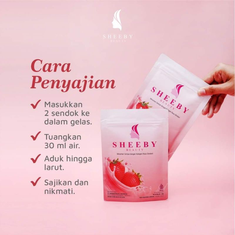 SHEEBY BEAUTY COLLAGEN DRINK KEMASAN BARU POUCH