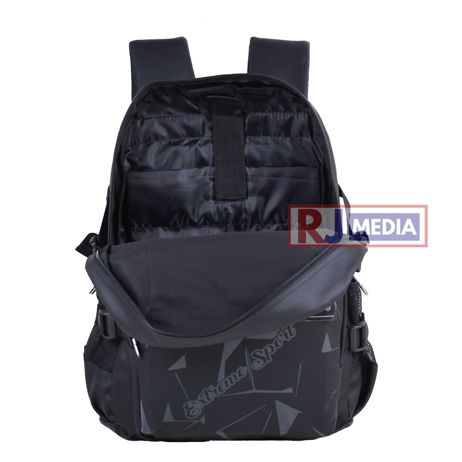 Tas Pria Punggung Extreme Waterproof Ransel Sekolah Tebal Hitam Pria Murah Keren Bagus Tas Laptop Pria Laptop Anti Air Bonus Raincover SD SMP SMA