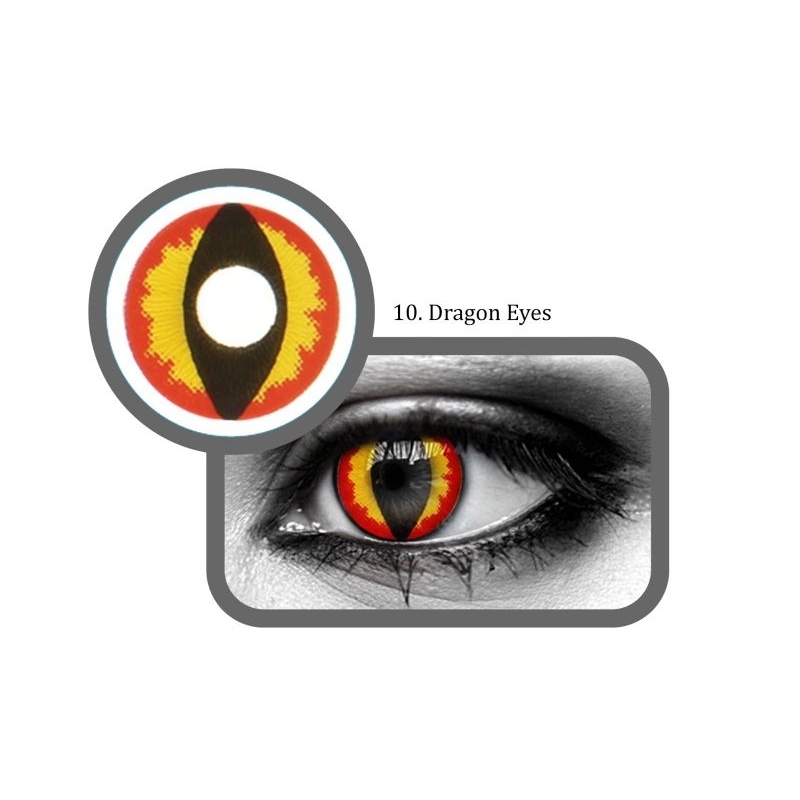 Softlens X2 Extreme 14.5 MM by EXOTICON / Softlen Soflen Warna Normal Horror Halloween