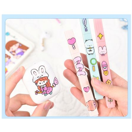 Sticker Waterproof 100 pcs Sticker Momo Dapat Box Isi 100 Lembar Motif Momo Kartun Korea Lucu Anti Air Dekorasi Handbook Scrapbook