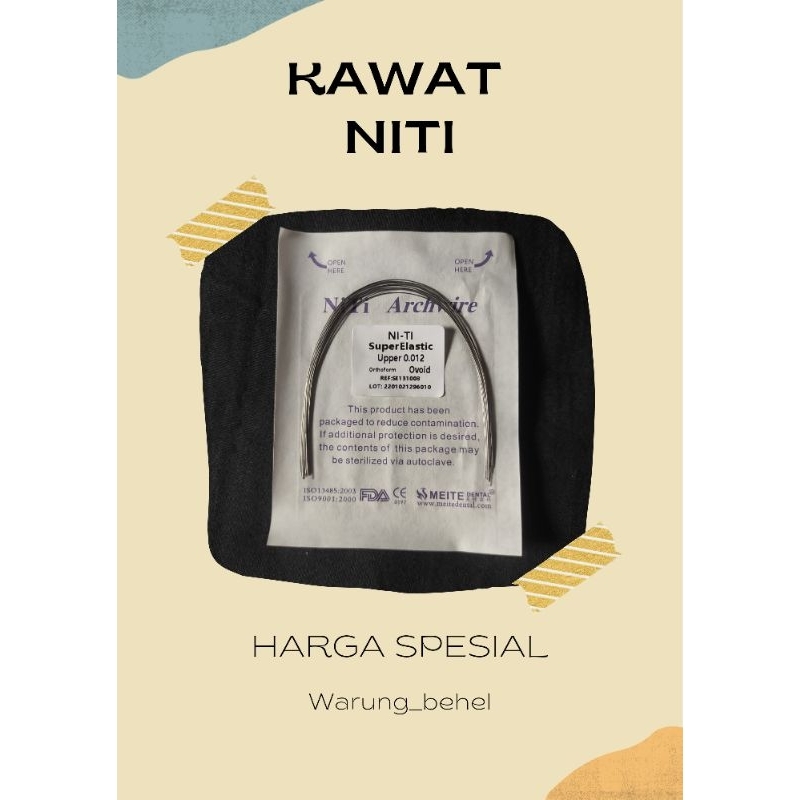 Kawat behel gigi / kawat behel / kawat niti / kawat satuan