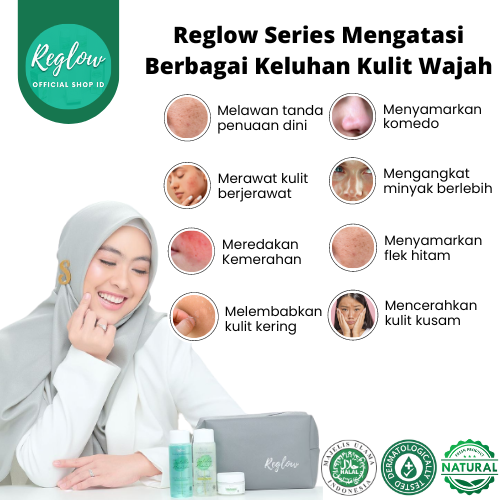 PROMO PAYDAY Reglow Night Cream + Facial Wash Skincare Dokter Shindy Best Combo