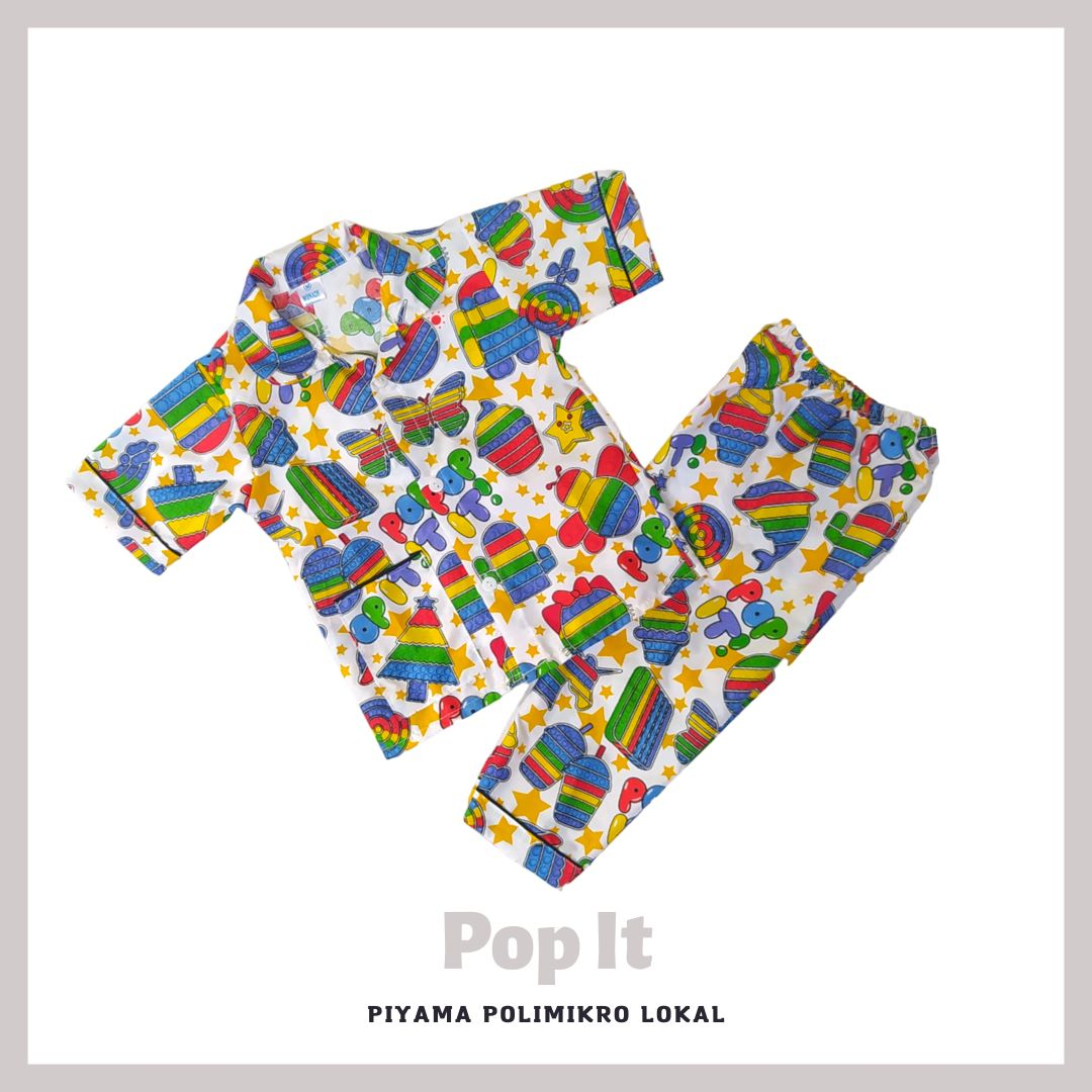 Piyama Karakter Polymikro Tanggung murah meriah Laki-laki usia 5 - 10Tahun