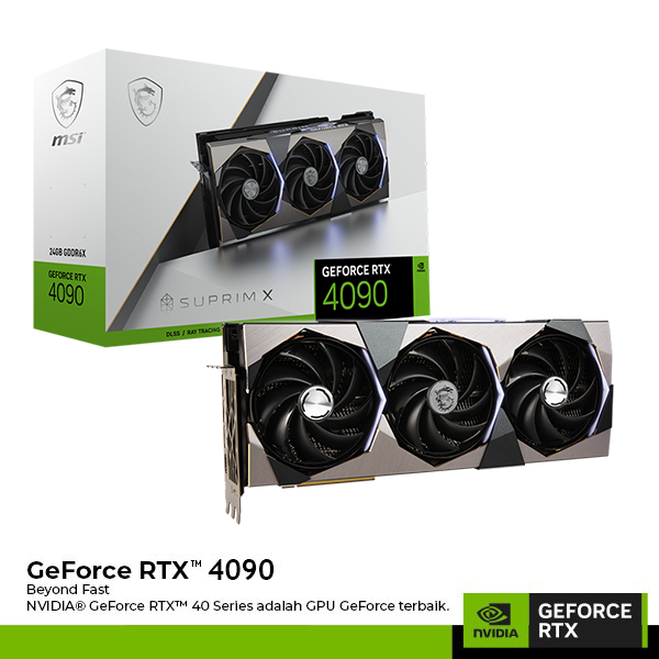 VGA MSI GeForce RTX 4090 SUPRIM X 24G | RTX4090 24GB GDDR6X