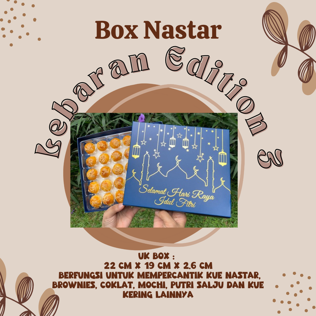 Dus Nastar/Legit mini edisi Lebaran/Kemasan Kue/Box Kue /Dus Lebaran Edisi 6