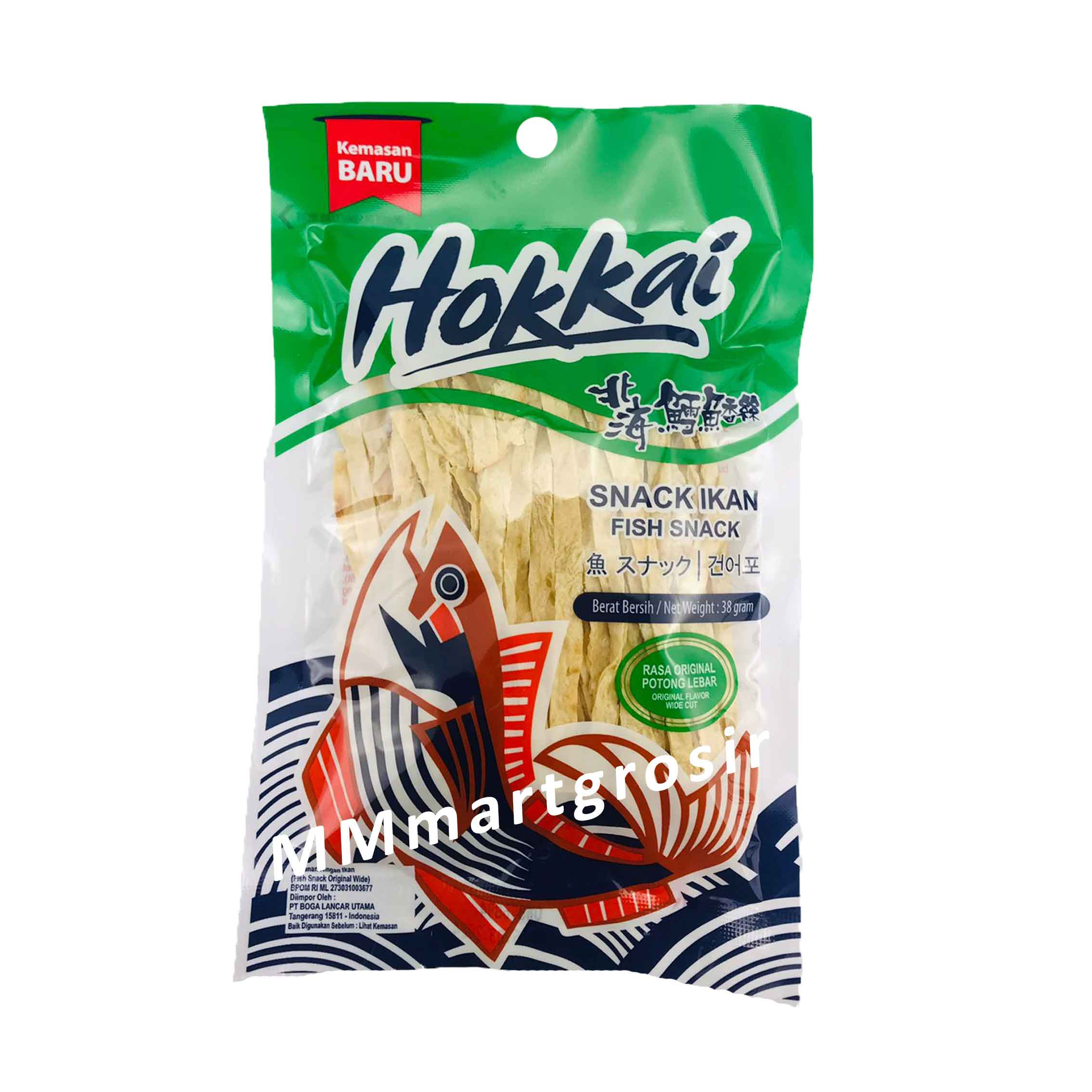 Hokkai / Snack Ikan / Rasa Original / Wide 38g