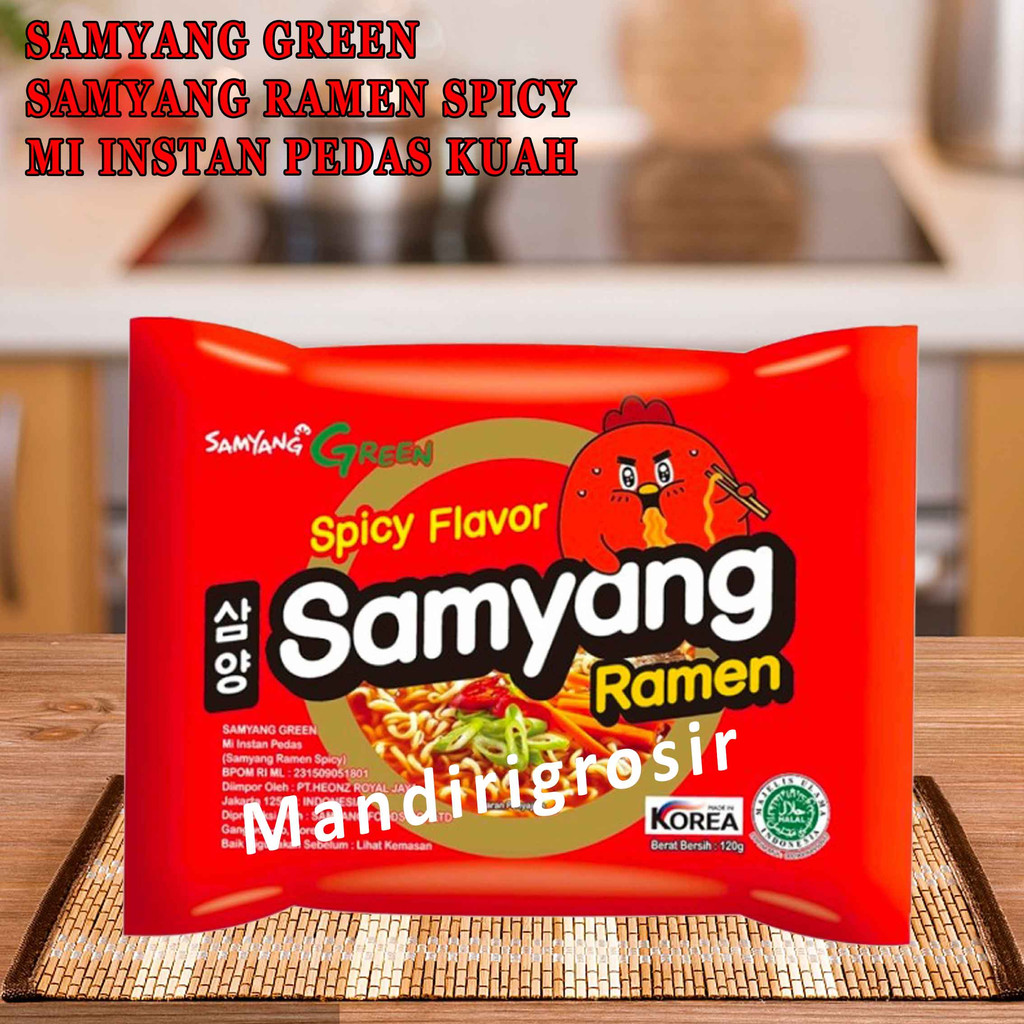 Mie Instan Pedas* Samyang Ramen Spicy* Mi Instan Kuah* 120gr