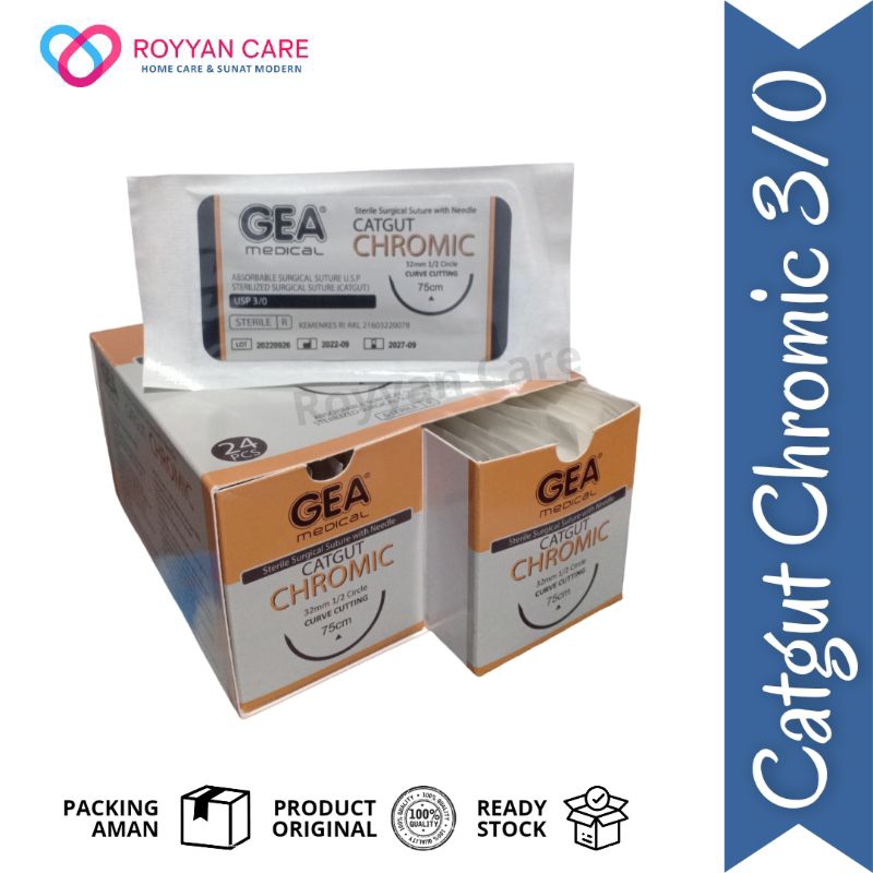 Catgut Chromic 3/0 GEA