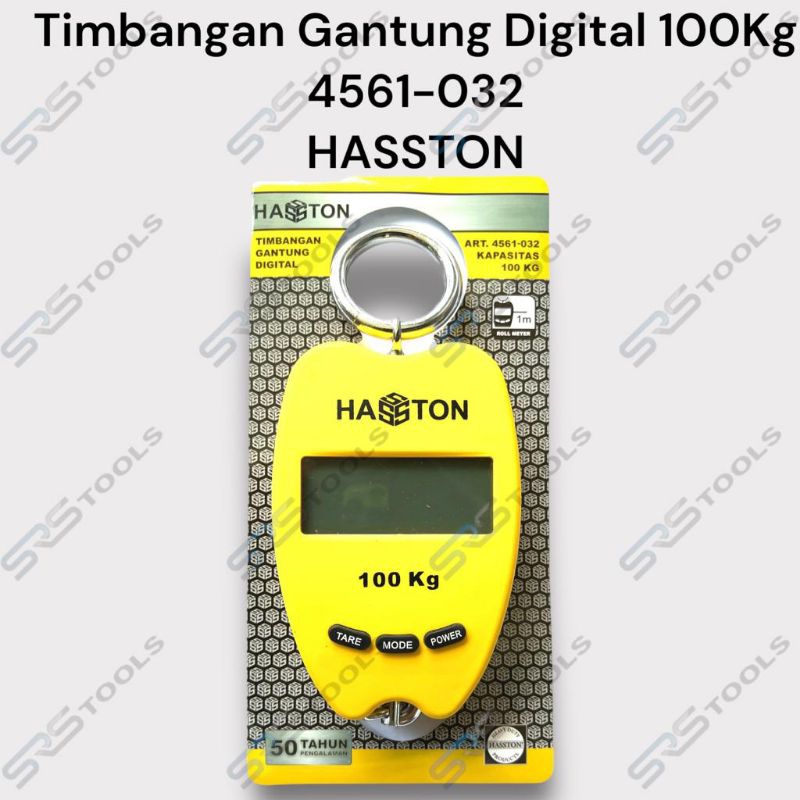 HASSTON 4561-032 Timbangan Gantung Digital Elektrik 100 Kg