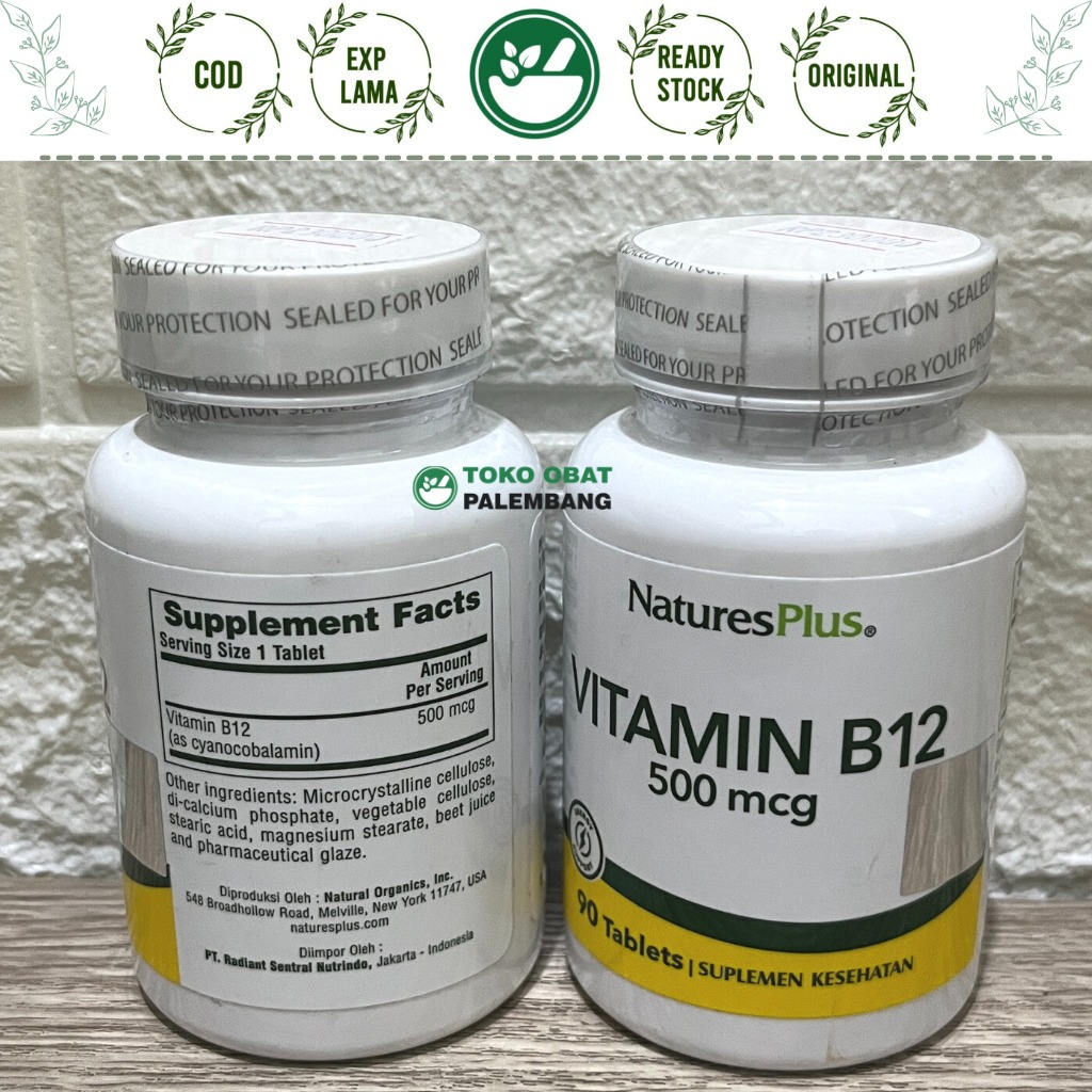 NATURES PLUS VITAMIN B12 500MCG 90 TABLET NATURE PLUS cobalamin B 12