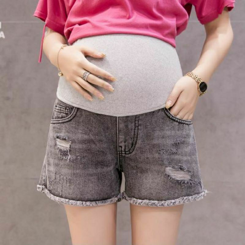 NEW!Celana Pendek Jeans Hamil 383