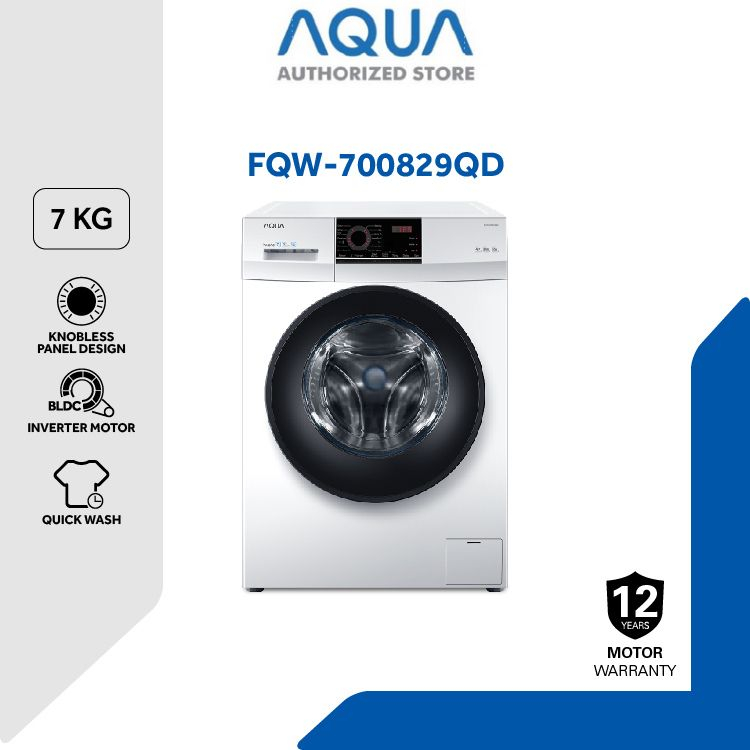AQUA JAPAN FQW-700829QD Mesin Cuci Front Load 7 Kg