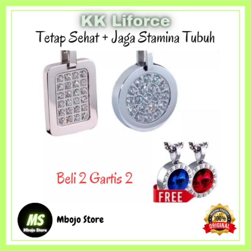 PROMO (4 PCS) KALUNG & GELANG KK LIFORCE KK INDONESIA KESEHATAN PILIH (1 NOMER +  EXTRA 2 PCS) KALUN
