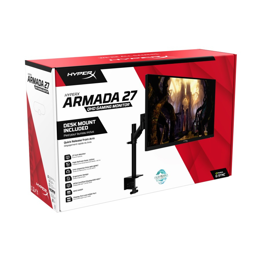 HyperX Armada 27 Inch 165Hz QHD Gaming Monitor