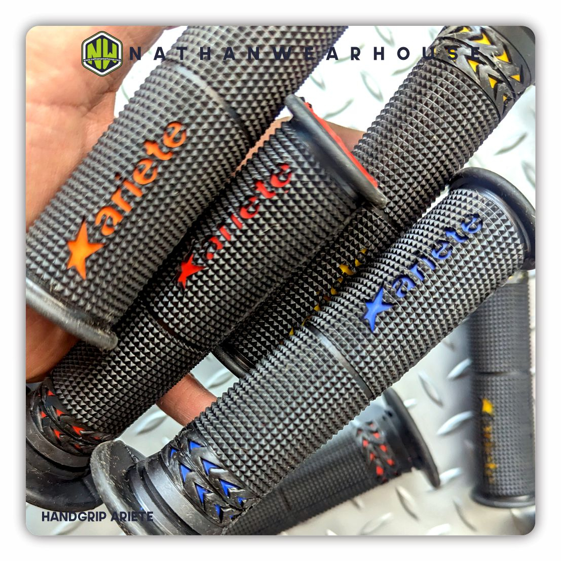 Handgrip HandFat Grip Sarung Gas Motor Ariete Original THAILAND Nmax Ninja Cbr 250 150 R25 R15