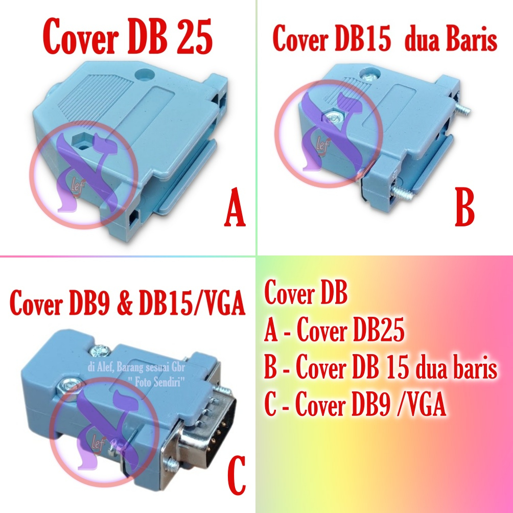 5pcs Cover DB9 db15 db25  DB vga 9 15 25 Rumah DB