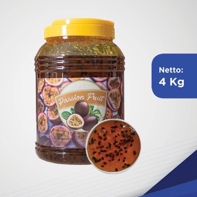 

Passion Fruit Jam Selai Markisa Topping Minuman Import Taiwan